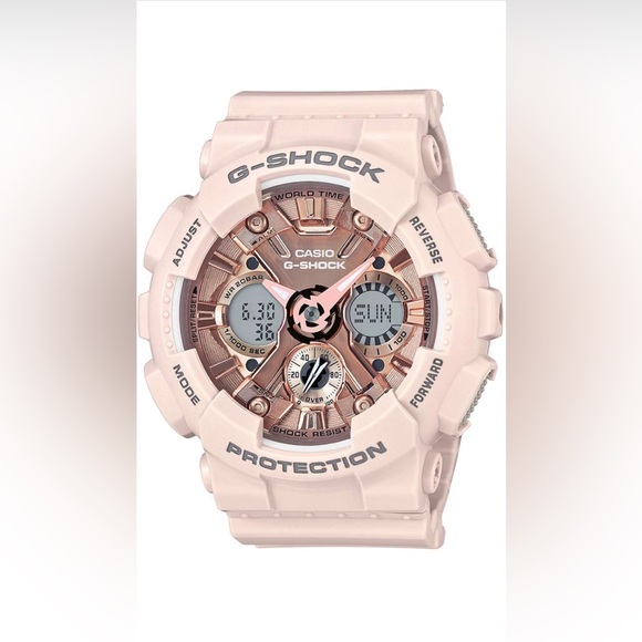 Casio GMA-S120MF-4ACR G-Shock Women's Watch - Rose Gold - Picture 1 of 6